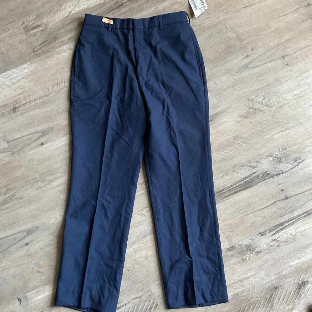 US Air Force Blue 1620 Man's Service Trousers 31R Poly/Wool DSCP
